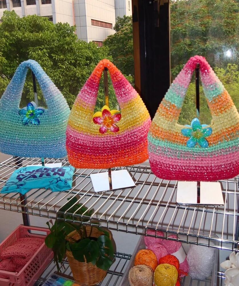 Sacs crochet faits main